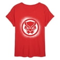thumbnail image 1 of Marvel - Black Panther Spray Paint Logo - Womens Oversized Graphic T-Shirt, 1 of 4