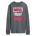 thumbnail image 1 of Marvel - Black Panther Stacked Logo - Men's Long Sleeve Graphic T-Shirt, 1 of 4