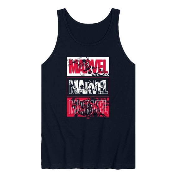 Marvel - Black Panther Stacked Logo - Men's Sleeveless Graphic Tank