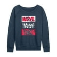 thumbnail image 1 of Marvel - Black Panther Stacked Logo - Women's French Terry Long Sleeve Pullover, 1 of 4