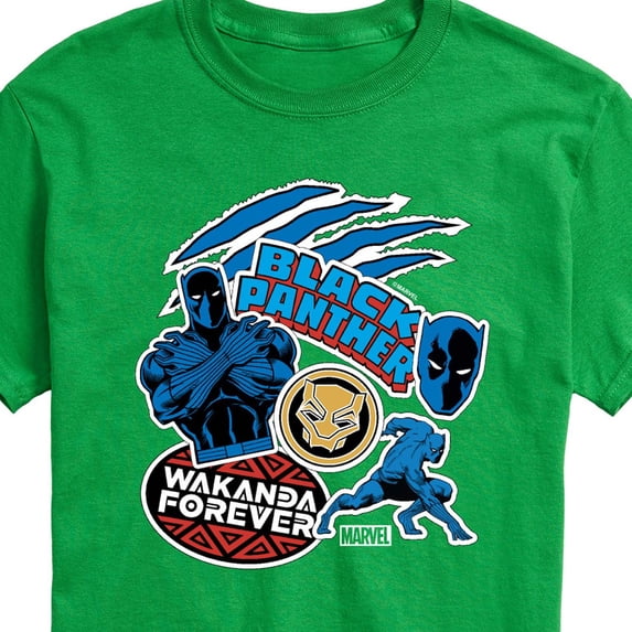 Marvel - Black Panther Sticker - Men's Short Sleeve Graphic T-Shirt