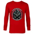 thumbnail image 1 of Marvel Black Panther T'Challa Emblem Wakanda Forever - Long Sleeve T-Shirt for Men - Customized-New Red, 1 of 5