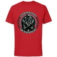 thumbnail image 1 of Marvel Black Panther T'Challa Emblem Wakanda Forever - Short Sleeve Cotton T-Shirt for Adults - Customized-Red, 1 of 5