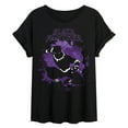 thumbnail image 1 of Marvel - Black Panther T'Challa Silhouette - Womens Oversized Graphic T-Shirt, 1 of 4