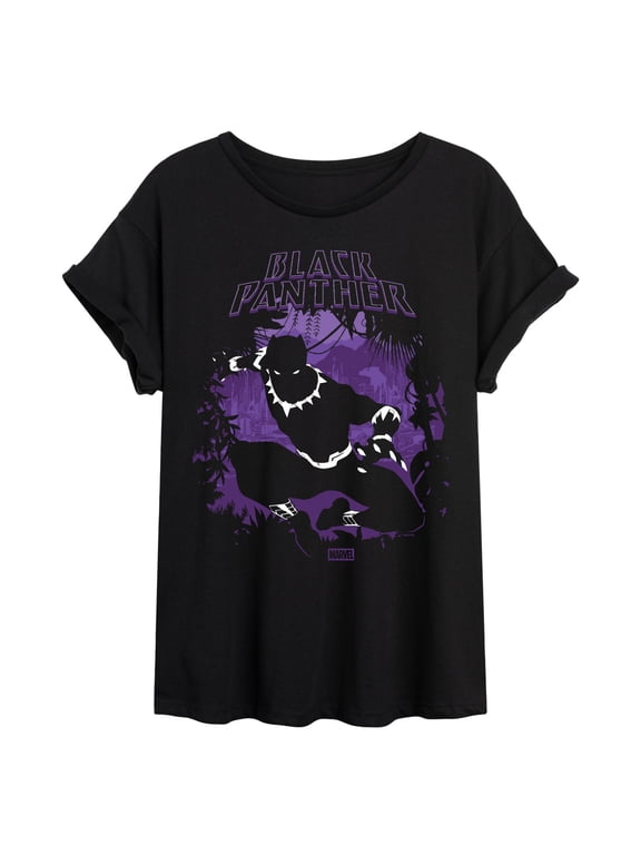 - Black Panther T'Challa Silhouette Women's Relaxed Fit T-Shirt