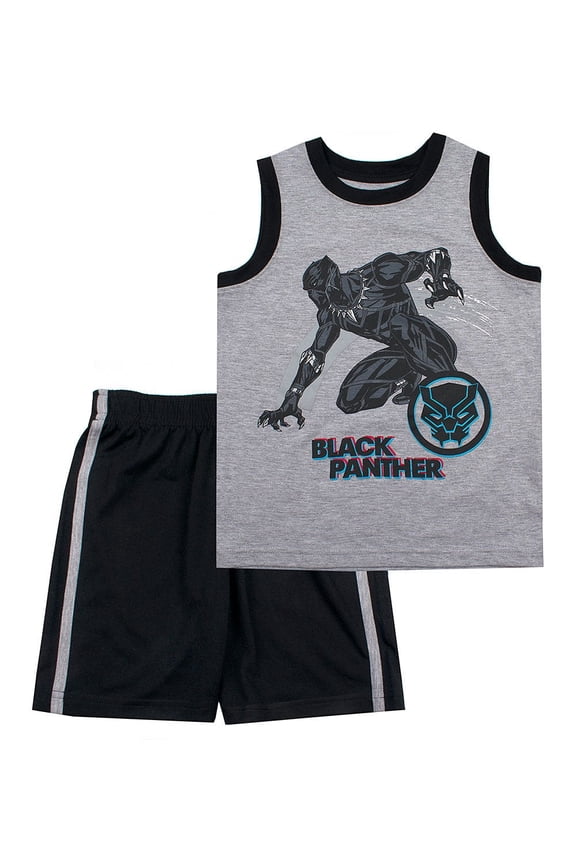 Black Panther Tank Top and Shorts Set (Toddler Boys)