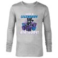 thumbnail image 1 of Marvel Black Panther Toony Have a Legendary Birthday - Long Sleeve T-Shirt for Men - Customized-Athletic Heather, 1 of 5