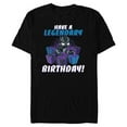 thumbnail image 1 of Marvel Black Panther Toony Have a Legendary Birthday - Short Sleeve Blended T-Shirt for Adults - Customized-Black, 1 of 5