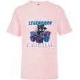 thumbnail image 1 of Marvel Black Panther Toony Have a Legendary Birthday - Short Sleeve T-Shirt for Kids - Customized-Soft Pink, 1 of 5