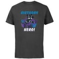 thumbnail image 1 of Marvel Black Panther Toony Party Birthday Hero - Short Sleeve Cotton T-Shirt for Adults - Customized-Charcoal, 1 of 5
