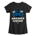 thumbnail image 1 of Marvel Black Panther - Valentine Be My Wakanda Forever - Toddler And Youth Girls Fitted Short Sleeve Graphic T-Shirt, 1 of 5