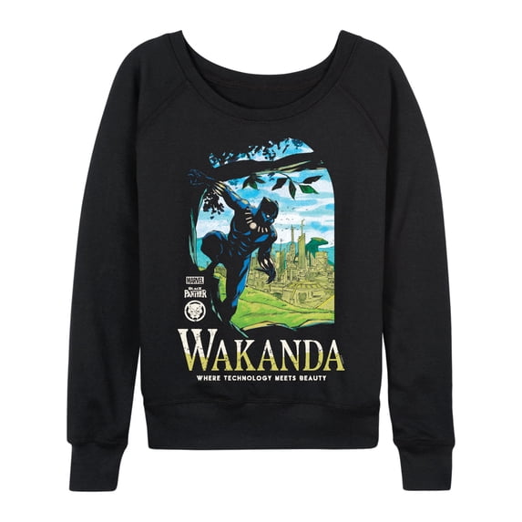 Marvel Black Panther - Wakanda Destination - Women's French Terry Pullover Sweatshirt