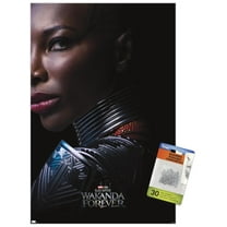 Marvel Black Panther: Wakanda Forever - Aneka One Sheet Wall Poster with Push Pins, 14.725" x 22.375"