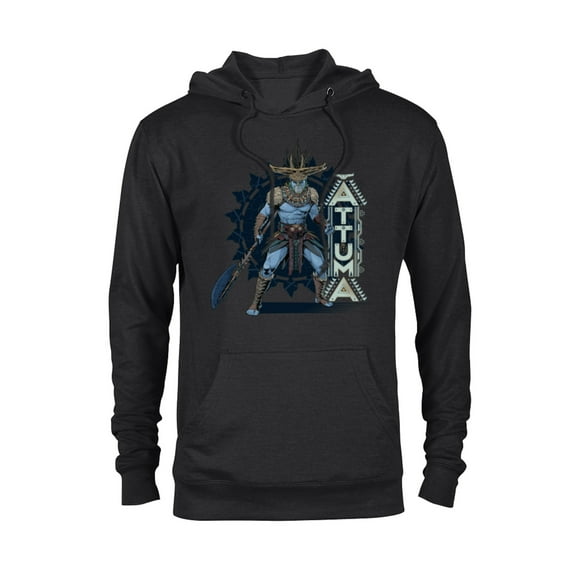 Marvel Black Panther: Wakanda Forever Attuma Atlantis Iconic - Pullover Hoodie for Adults - Customized-Black