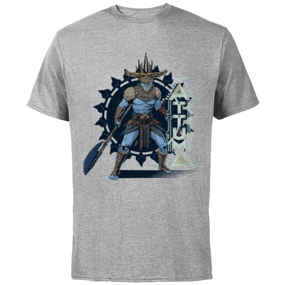 Marvel Black Panther: Wakanda Forever Attuma Atlantis Iconic - Short Sleeve Cotton T-Shirt for Adults - Customized-Athletic Heather
