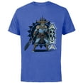 thumbnail image 1 of Marvel Black Panther: Wakanda Forever Attuma Atlantis Iconic - Short Sleeve Cotton T-Shirt for Adults - Customized-Royal Heather, 1 of 5