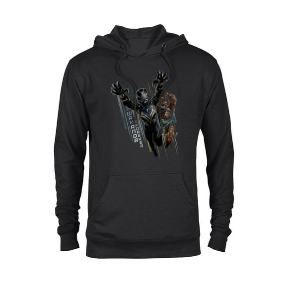 Marvel Black Panther: Wakanda Forever Defend the Kingdom - Pullover Hoodie for Adults - Customized-Black