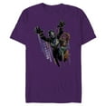 thumbnail image 1 of Marvel Black Panther: Wakanda Forever Defend the Kingdom - Short Sleeve Blended T-Shirt for Adults - Customized-Purple, 1 of 5