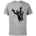 thumbnail image 1 of Marvel Black Panther: Wakanda Forever Defend the Kingdom - Short Sleeve Cotton T-Shirt for Adults - Customized-Athletic Heather, 1 of 5