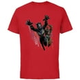 thumbnail image 1 of Marvel Black Panther: Wakanda Forever Defend the Kingdom - Short Sleeve Cotton T-Shirt for Adults - Customized-Red, 1 of 5