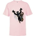 thumbnail image 1 of Marvel Black Panther: Wakanda Forever Defend the Kingdom - Short Sleeve T-Shirt for Kids - Customized-Soft Pink, 1 of 5