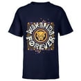 thumbnail image 1 of Marvel Black Panther Wakanda Forever Emblem - Short Sleeve T-Shirt for Kids - Customized-Navy, 1 of 5
