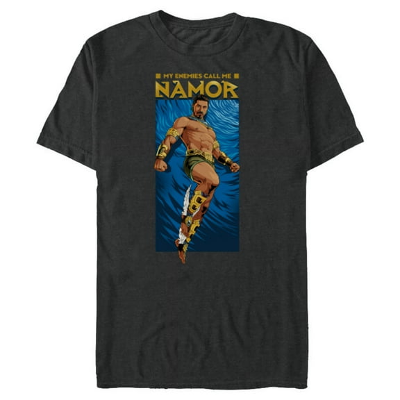 Marvel Black Panther: Wakanda Forever Enemies Call Me Namor - Short Sleeve Blended T-Shirt for Adults - Customized-Dark Heather