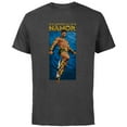 thumbnail image 1 of Marvel Black Panther: Wakanda Forever Enemies Call Me Namor - Short Sleeve Cotton T-Shirt for Adults - Customized-Charcoal, 1 of 5