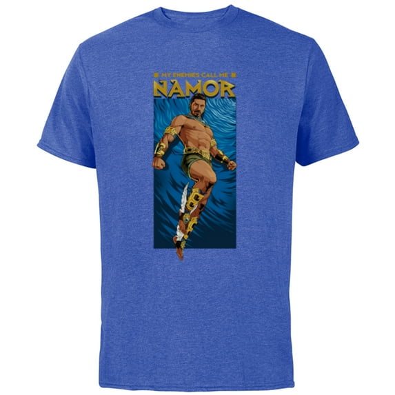 Marvel Black Panther: Wakanda Forever Enemies Call Me Namor - Short Sleeve Cotton T-Shirt for Adults - Customized-Royal Heather