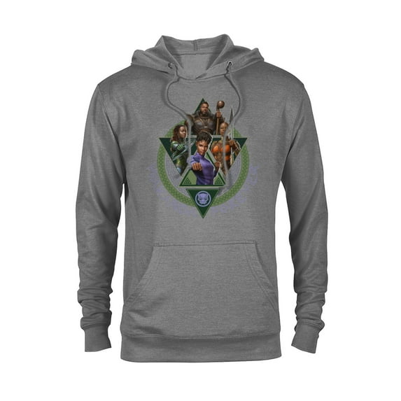 Marvel Black Panther: Wakanda Forever Four Heroes of Wakanda - Pullover Hoodie for Adults - Customized-Athletic Heather