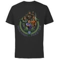 thumbnail image 1 of Marvel Black Panther: Wakanda Forever Four Heroes of Wakanda - Short Sleeve Cotton T-Shirt for Adults - Customized-Black, 1 of 5