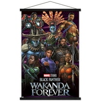 Marvel Black Panther: Wakanda Forever - Group Wall Poster with Magnetic Frame, 22.375" x 34"