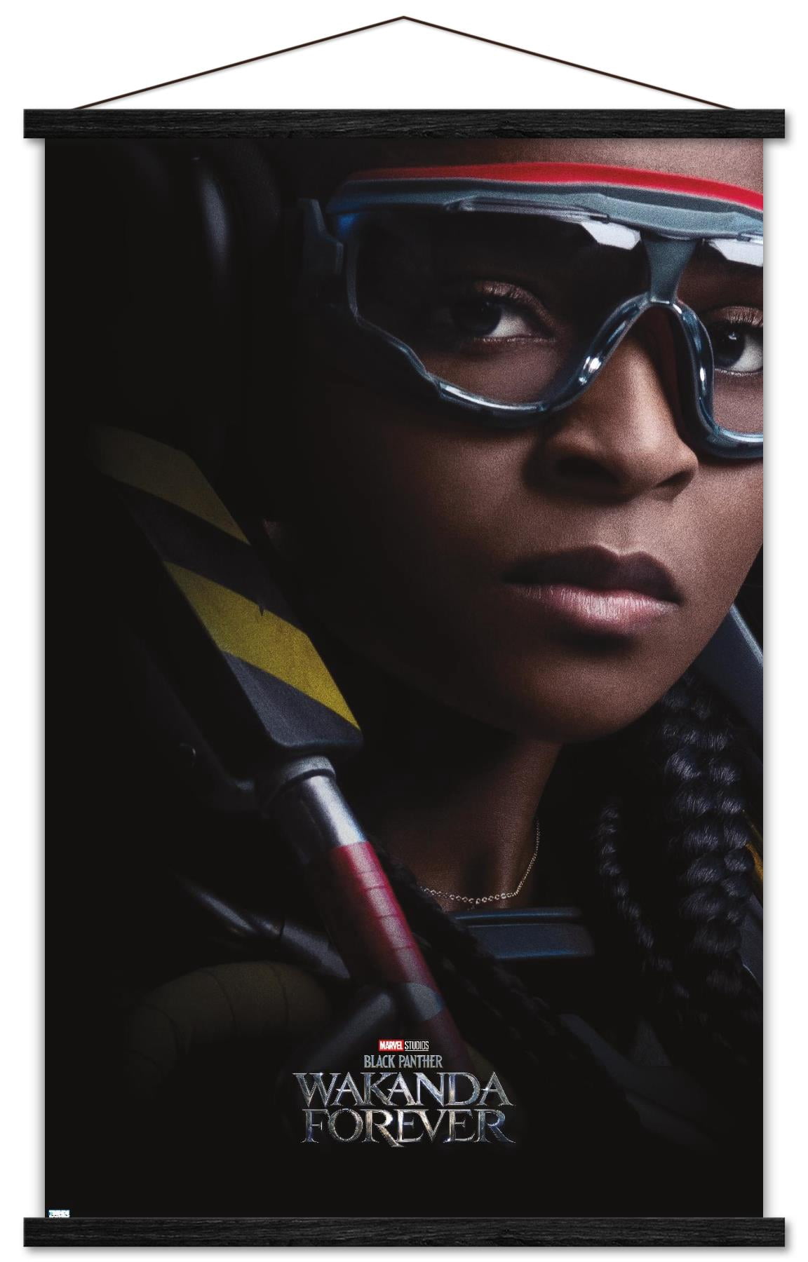 Marvel Black Panther: Wakanda Forever - Ironheart One Sheet Wall Poster with Magnetic Frame, 22.375" x 34"