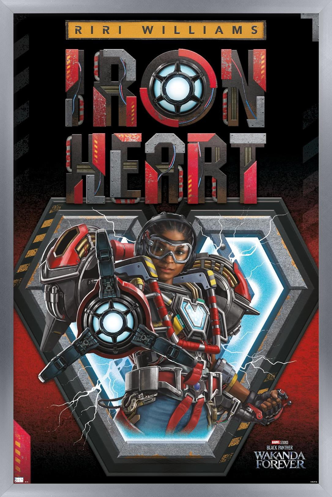 Marvel Black Panther: Wakanda Forever - Ironheart Wall Poster, 14.725" x 22.375" Framed
