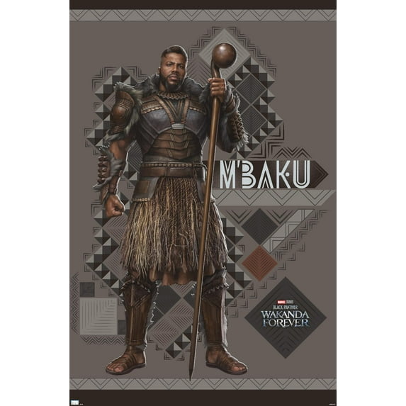 Marvel Black Panther: Wakanda Forever - M'Baku Wall Poster, 14.725" x 22.375"