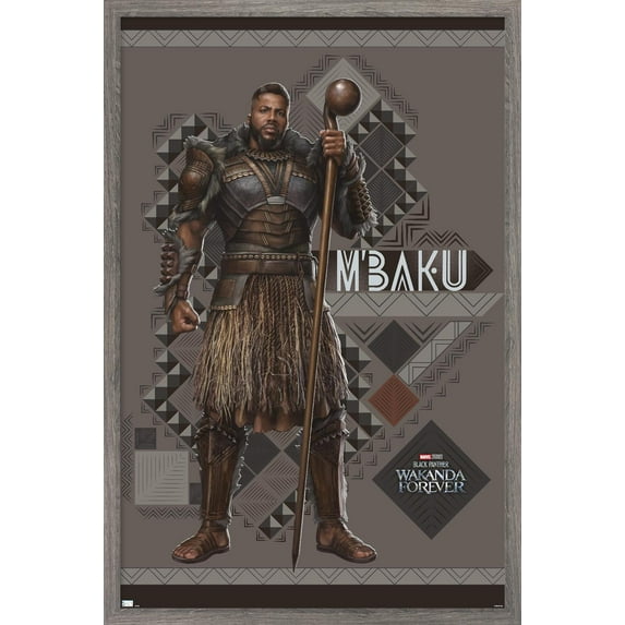 Marvel Black Panther: Wakanda Forever - M'Baku Wall Poster, 22.375" x 34" Framed