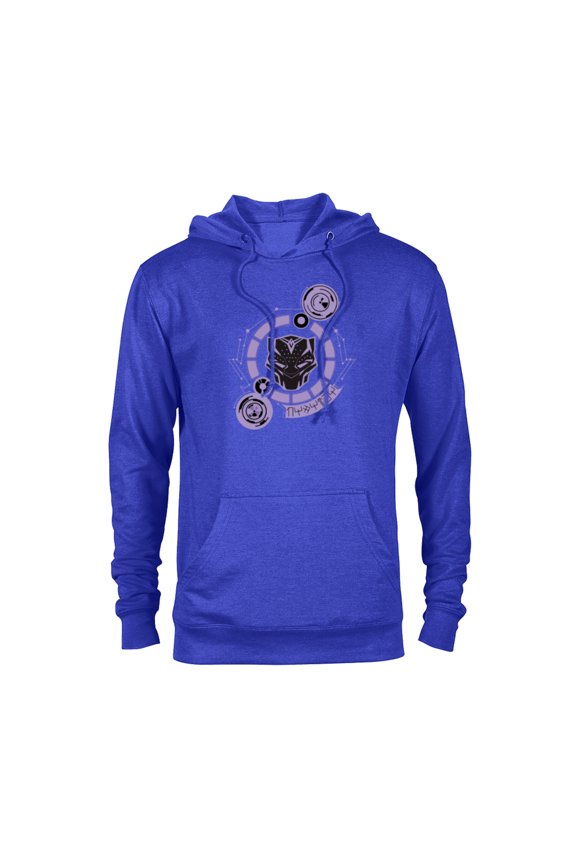 Black Panther: Wakanda Forever Mask Tech Circle - Pullover Hoodie for Adults - Customized-Royal