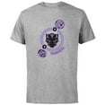 thumbnail image 1 of Marvel Black Panther: Wakanda Forever Mask Tech Circle - Short Sleeve Cotton T-Shirt for Adults - Customized-Athletic Heather, 1 of 5