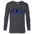 thumbnail image 1 of Marvel Black Panther: Wakanda Forever Movie Mask Icon - Long Sleeve T-Shirt for Men - Customized-Charcoal Heather, 1 of 5