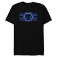 thumbnail image 1 of Marvel Black Panther: Wakanda Forever Movie Mask Icon - Short Sleeve Blended T-Shirt for Adults - Customized-Black, 1 of 5
