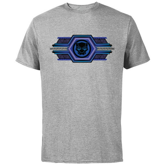 Marvel Black Panther: Wakanda Forever Movie Mask Icon - Short Sleeve Cotton T-Shirt for Adults - Customized-Athletic Heather