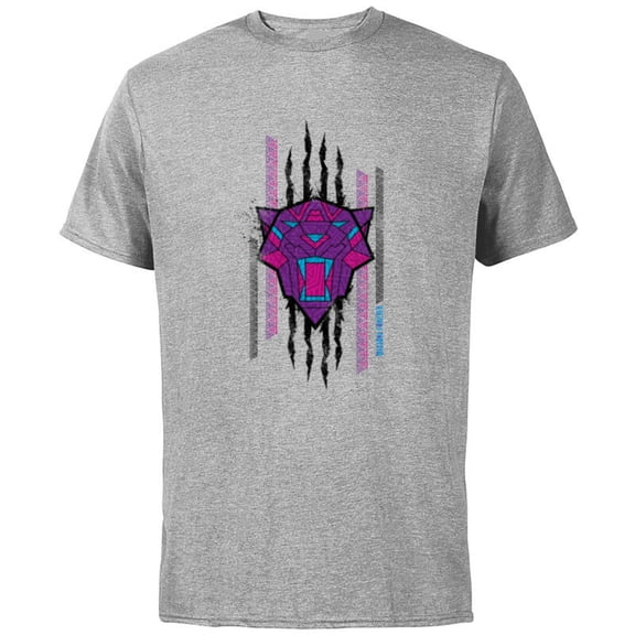 Marvel Black Panther: Wakanda Forever Movie Panther Slash - Short Sleeve Cotton T-Shirt for Adults - Customized-Athletic Heather