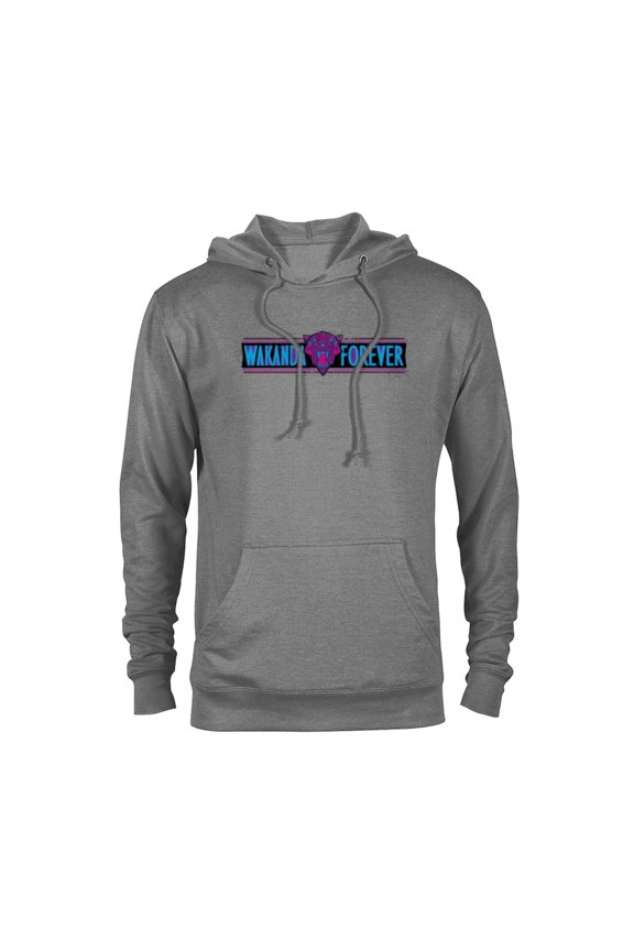 Black Panther: Wakanda Forever Movie Stylized Logo - Pullover Hoodie for Adults - Customized-Athletic Heather