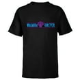 thumbnail image 1 of Marvel Black Panther: Wakanda Forever Movie Stylized Logo - Short Sleeve T-Shirt for Kids - Customized-Black, 1 of 5