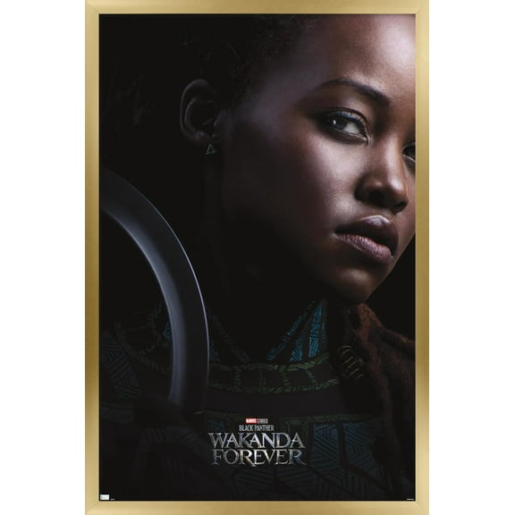 Marvel Black Panther: Wakanda Forever - Nakia One Sheet Wall Poster, 14.725" x 22.375" Framed