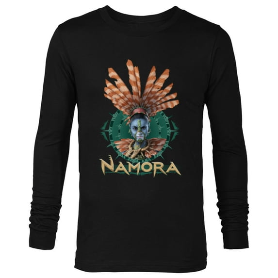 Marvel Black Panther: Wakanda Forever Namora Atlantis Face - Long Sleeve T-Shirt for Men - Customized-Black
