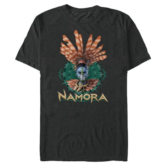 Marvel Black Panther: Wakanda Forever Namora Atlantis Face - Short Sleeve Blended T-Shirt for Adults - Customized-Dark Heather