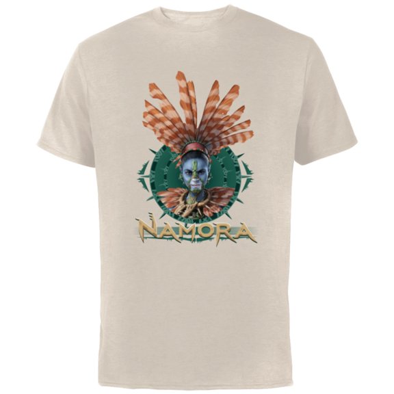 Marvel Black Panther: Wakanda Forever Namora Atlantis Face - Short Sleeve Cotton T-Shirt for Adults - Customized-Natural