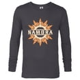 thumbnail image 1 of Marvel Black Panther: Wakanda Forever Namora Atlantis Logo - Long Sleeve T-Shirt for Men - Customized-Charcoal Heather, 1 of 5