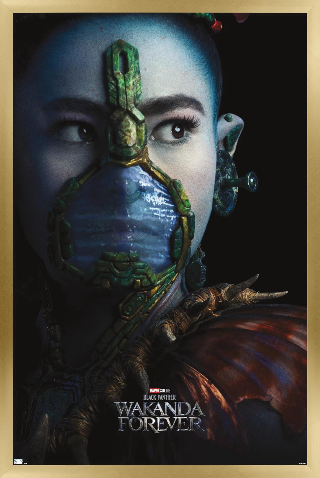 Marvel Black Panther: Wakanda Forever - Namora One Sheet Wall Poster, 14.725" x 22.375" Framed